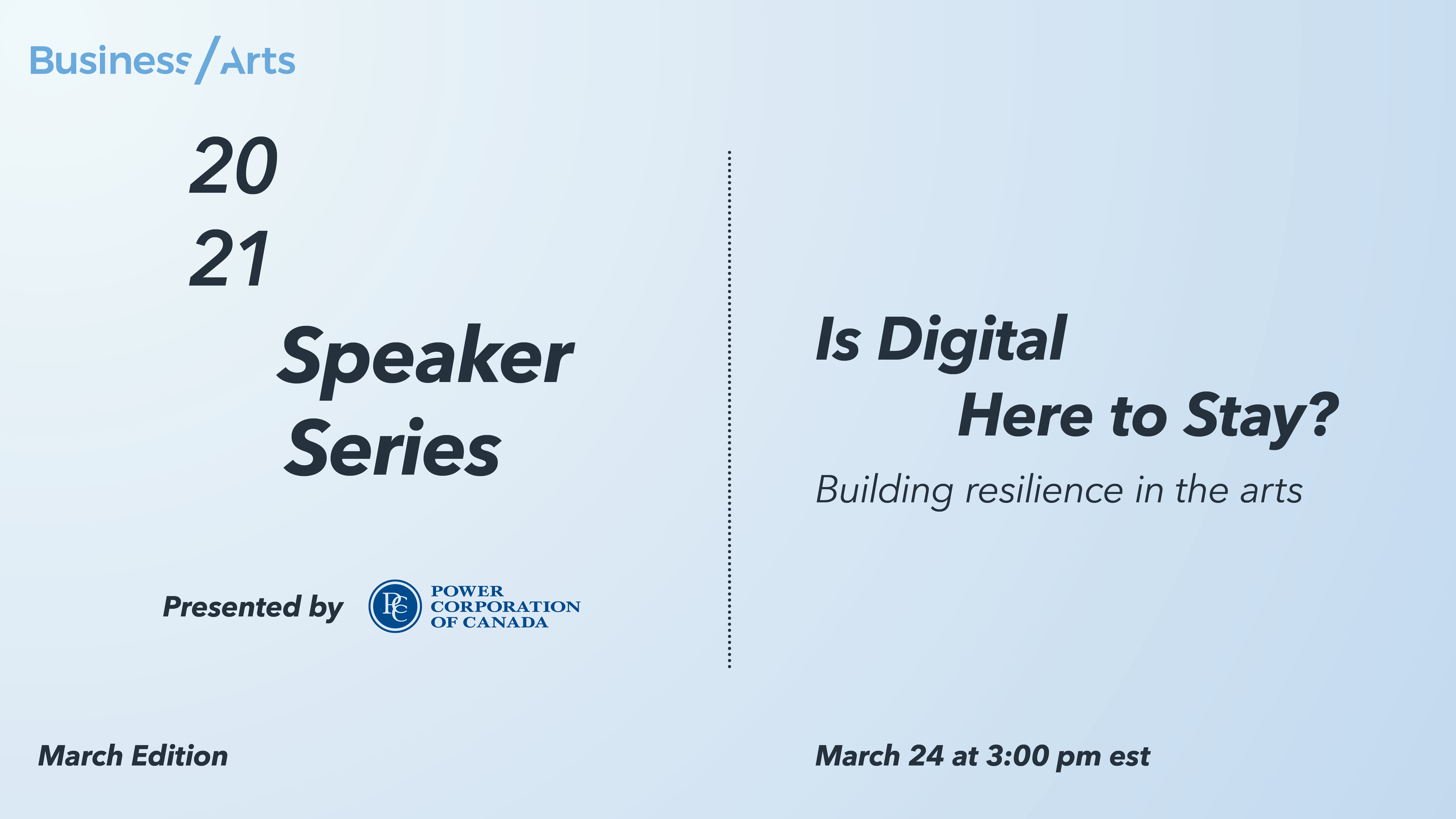 March Speaker Series Banner – Eng