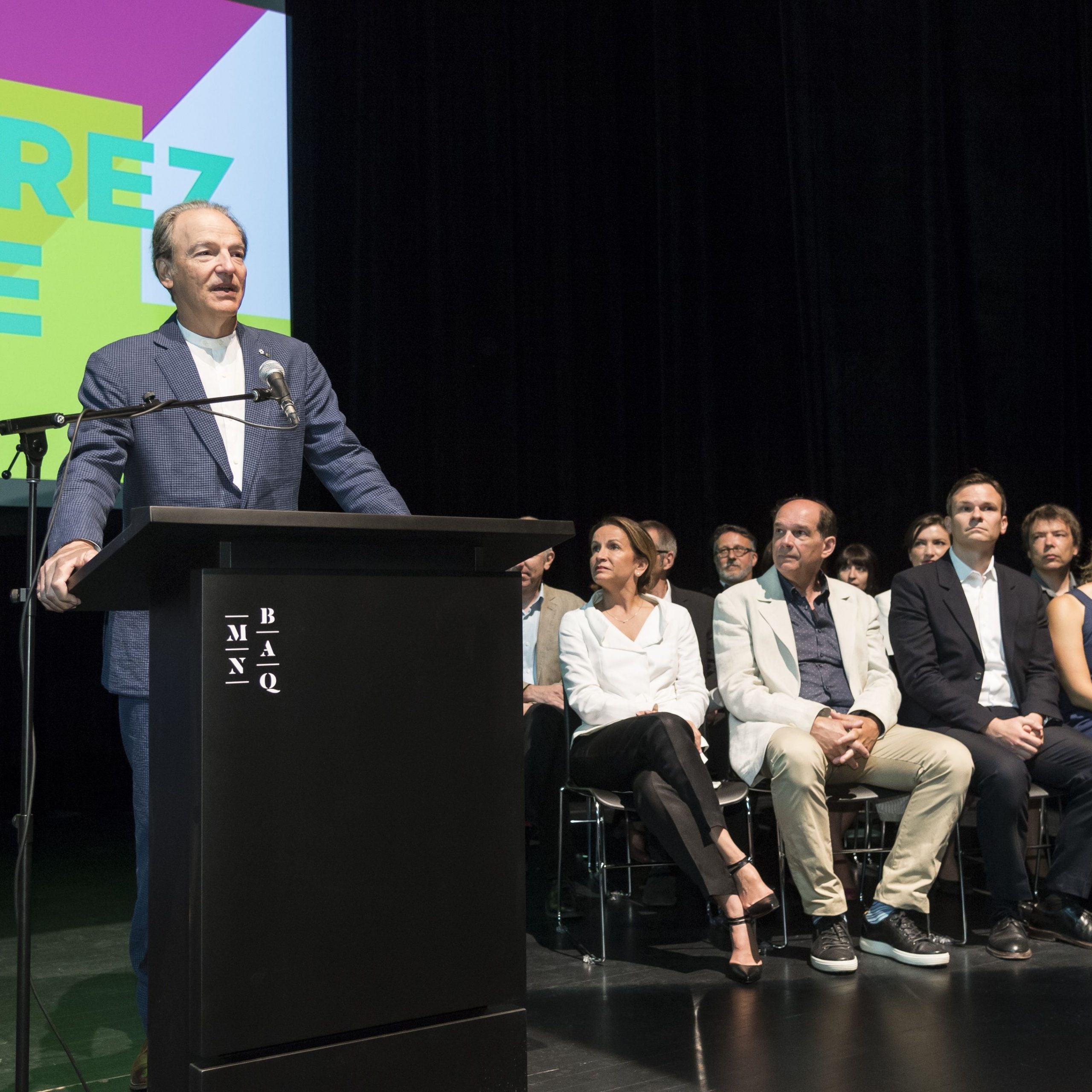 Conférence de presse pour l’ouverture du pavillon Pierre Lassond